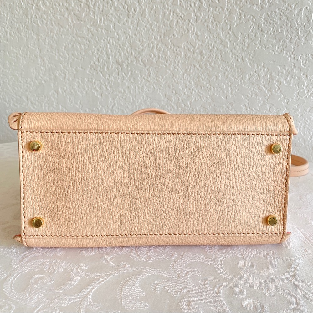 Kate Spade Peach scallop trim leather bag - Picture 4 of 8